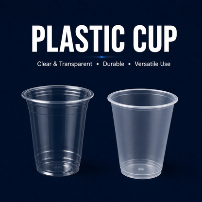 PET and PP plastic cups for cold drinks, takeaway beverages and commercial use in Singapore